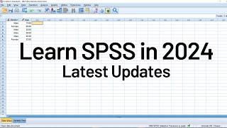 Learn SPSS fast in 2024