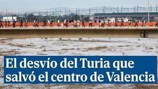 El desvío del Turia que salvó el centro de Valencia de la destrucción