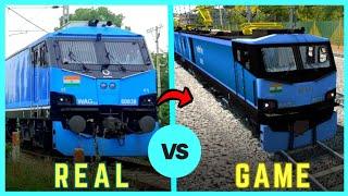 Game VS Real Life  Indian Train Simulator  Best Comparison  RGI 