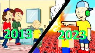 Evolution of Caillou Gets GroundedGoAnimate from 2013 - 2024