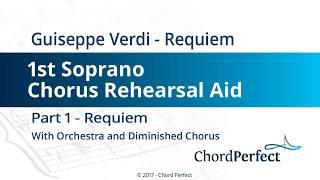 Verdis Requiem Part 1 - Requiem - 1st Soprano Chorus Rehearsal Aid