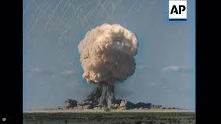 DeOldify Maralinga Nuclear Test - 1957 Operation Buffalo Australia Nuclear Test