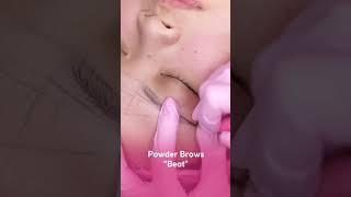 Right beat when doing Powder Brows #powderbrows #pmu #pmuartist
