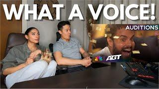 GOLDEN BUZZER GABRIEL HENRIQUES IMPRESSIVE HIGH NOTES STUN SOFIA VERGARA - AGT Couple Reacts