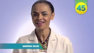 Marina Silva declara voto em Aécio Neves