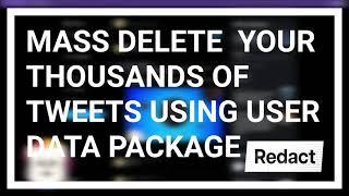 How to mass delete or clean Thousands of Tweets Tweets  Replies Likes Retweets Quote Tweets Fast