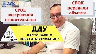 Договор долевого участия ДДУ на что обратить внимание в 2019 АСК - квартиры от застройщика