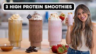 3 No Banana High Protein Smoothies That Taste Like Milkshakes