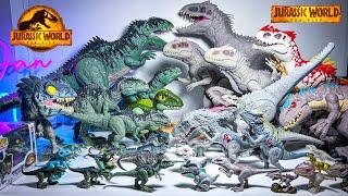 GIGANOTOSAURUS VS INDOMINUS REX Jurassic World Dinosaurs Collection Battle