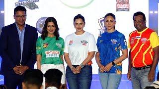 Rakul Preet Sonali BendreSania MirzaMahesh Bhupathi Leander  At Tennis Premier League 6 Auctions