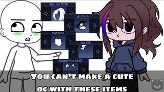 You can’t make a cute oc with these ugly items  trend  meme