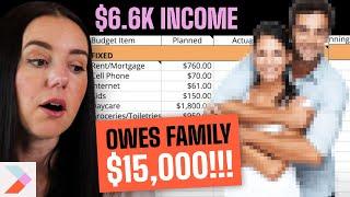 Owes Family $15000  Millennial Real Life Budget Review Ep. 31