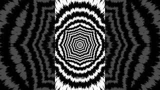 Monochrome Hypnosis A Mesmerizing Black and White Illusion. #illustration #trippy #shorts