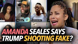 Amanda Seales Says Trump Assassination Attempt Was Faked Jas Agrees With Her and Black Women 