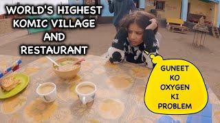 Guneet ko hui Oxygen ki Problem  Worlds Highest Komic Village and Restaurant  Kaza Spiti Trip