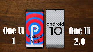 One Ui 2.0 vs 1.5 1.1 -  Side by Side Comparison and New Features on Android 10