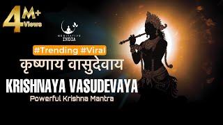 KRISHANAYA VASUDEVAYA 108 Times  POWERFUL Krishna Mantra for Inner Peace  Listen for a Sound Sleep
