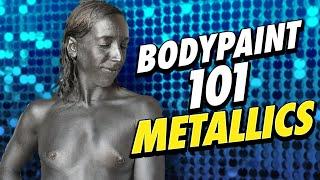 Beginner’s Tutorial How to Bodypaint Metallic Silver ie. Rhianna Kim Kardasian & Miley Cyrus