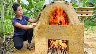 How to make a waste incinerator from clay & Taking care of pets  Building a new life - Daily life