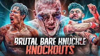 Bare Knuckle Most Brutal Knockouts - Top Dog KOTS Hardcore Fighting & More