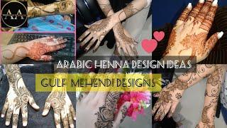 Khaleeji mehendi design  Gulf henna idea  Arabic mehndi designs by Anila Ali  Arabic henna design