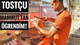 TOSTÇU MAHMUT TAN ÖĞRENDİM DEDİ  Ütü Tost  Adana Sokak Lezzetleri