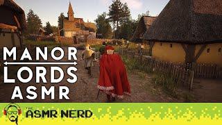 My New FAV ASMR Game  More MANOR LORDS  Relaxing Medieval Village Life Simulator soft-spoken