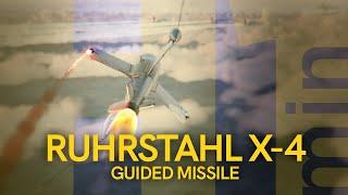 H1MIN RUHRSTAHL X-4 WIRE GUIDED MISSILE