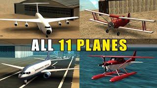Where to Find ALL PLANES in GTA San Andreas Locations