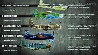 10 Fastest World War II Aircraft