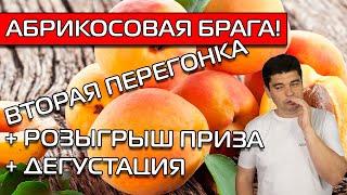 АБРИКОСОВАЯ БРАГА ВТОРАЯ ПЕРЕГОНКА И ДЕГУСТАЦИЯ