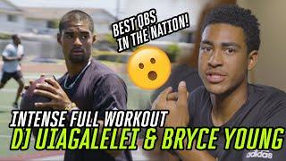 How DJ Uiagalelei & Bryce Young Became The Nations BEST QBs Alabama & Clemson Commits NFL Workout