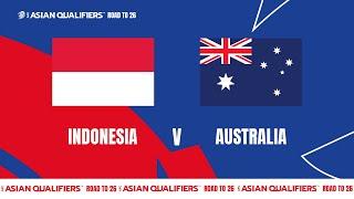 Full Match  AFC Asian Qualifiers™️ Road To 26  Group C  Indonesia vs Australia