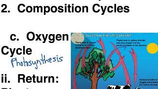 Atmosphere Composition Cycles