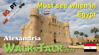 EGYPT #10 MUST-SEE WalkingTOUR of ALEXANDRIA and its MAIN ATTRACTIONS