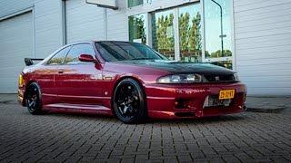 Nissan Skyline R33 GTS-t 500HP  Acceleration Burnout & Details