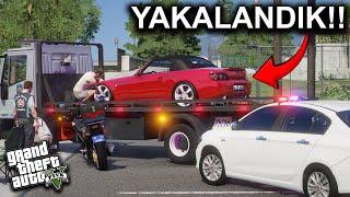 GTA 5 GERÇEK HAYAT #24  - POLİSE YAKALANDIK  - ARABAM BAĞLANDI 