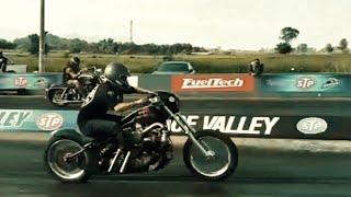 Arrancada de Harley Davidson - Gumps drag race