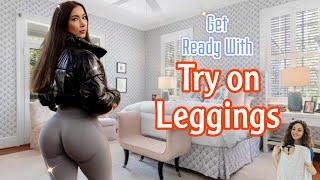 4K Try On Haul Leggings With Stephanie Collier 2024  Womens Luxury Dress Womens Outfit Luxury