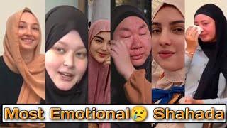 This Video Will Make You Cry.. SHAHADA COMPILATION  Convert To Islam  Emotional Shahada