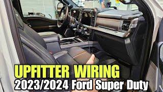 20232024 Ford Super Duty Upfitter Wiring into Truck