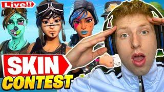 SKIN CONTEST JETZT LIVE MIT EUCH ZOCKEN   HIDE AND SEEK  Fortnite Deutsch Live  LETRECX