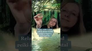 Reiki to increase cash flow. Asmr citrine crystal healing