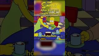 After Bart gets caught stealing  The Simpsons #shorts