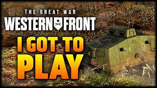 I GOT TO PLAY THE GREAT WAR WESTERN FRONT