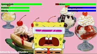 The SpongeBob SquarePants Movie 2004 Final Battle with healthbars