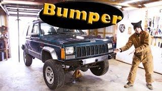 How To Install a JcrOffroad Front Bumper - Jeep Cherokee