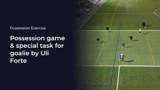 Possession game & special task for goalie by Uli Forte  Soccer Coaching Drills