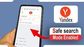 Tips Mengatasi Yandex Tidak Ada Hasil Pencarian Muncul Safe search mode enabled