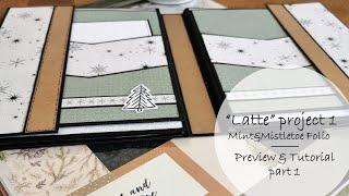 Latte project #1 - Mint & Mistletoe folio - preview and tutorial part 1